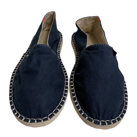 Havaianas Espadrilles Women Shoes 7 Blue Gold Threading Brazil Casual Flat - Picture 1 of 10